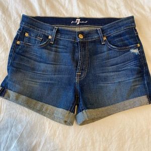 7 for all mankind Jean shorts